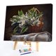 thumbnail image 1 of Cuadros Decorativos Kit de pintura por números DIY flor mano aceite arte imagen artesanía hogar pared decoración Tmvgtek embutido en tela, 1 of 9