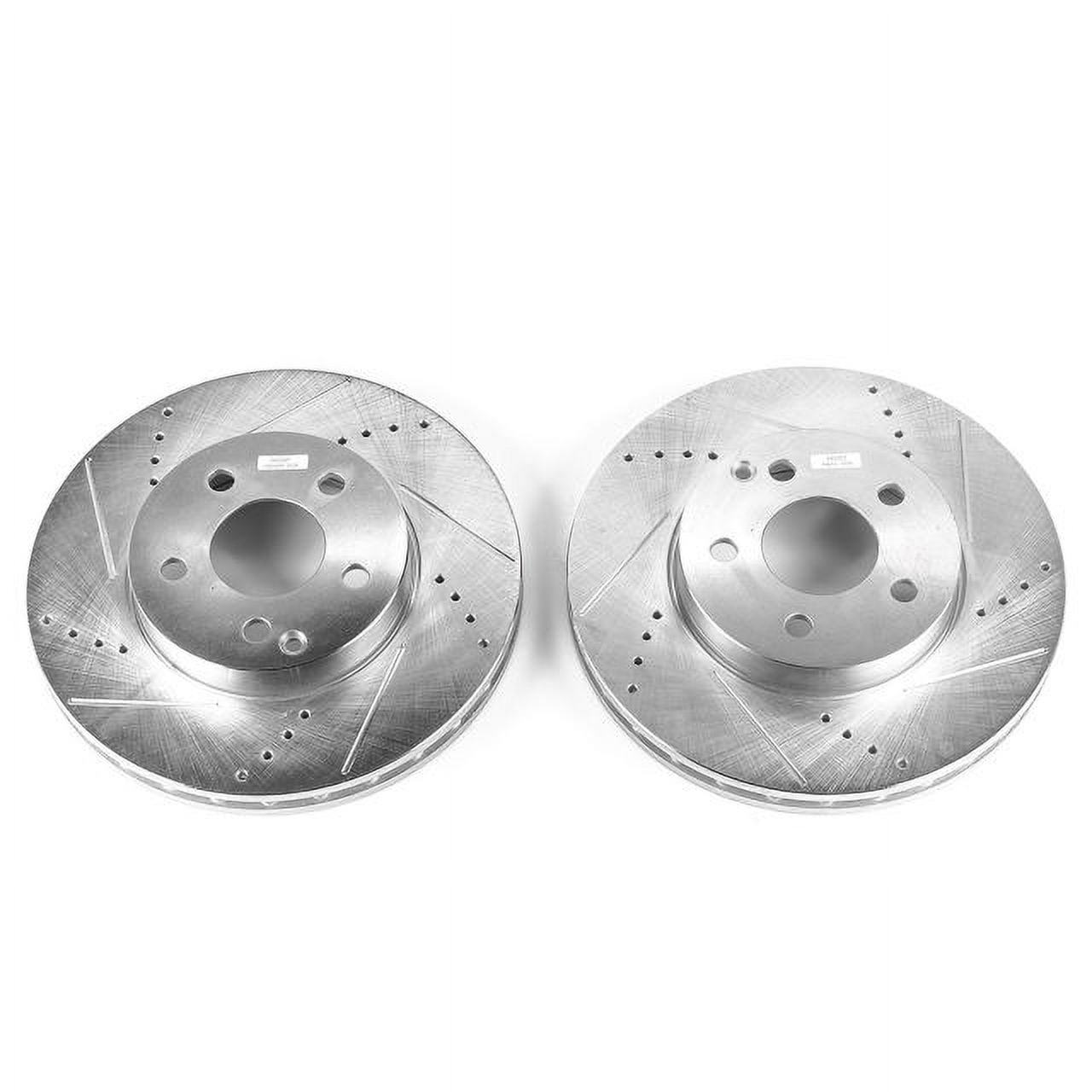 Power Stop EBR697XPR Evolution Drilled & Slotted Rotors -Front