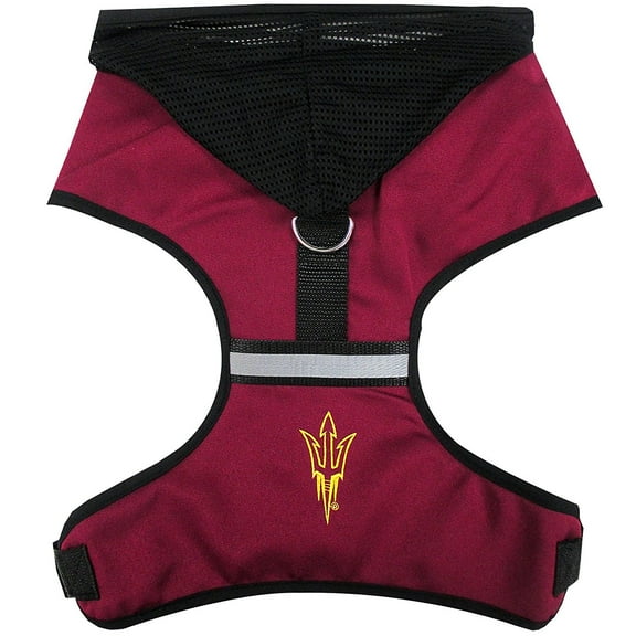 Pets First Collegiate Arizona State Sun Devils Dog Harness - Football Pet Harness Vest - Dog Leash Harness - Adjustable - Medium