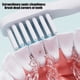 thumbnail image 5 of Fiudx Cepillo de Dientes Eléctrico, 8 Cabezales, 5 Modos de Limpieza, Carga Rápida Por Usb, Eliminación Suave de Placa, Ideal para Viajes, 30 Días de Batería, Resistente Al Agua, Colores Blanco y Azu, 5 of 6