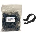 thumbnail image 1 of shiyou-Nylon Cable Clamps – 1” Diameter – 100 Pcs/Pack – Black – Nylon 6-6 – UV Resistant – R-Type Cable Clamps – Cable Organizer – Plastic Wire Clamps, 1 of 4