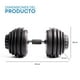 thumbnail image 5 of Mancuerna Pesa Ajustable Atom Negra 5–52.5 lb (2.5–24 kg) negro Largo 56 cm - Ancho 35 cm - Alto 35cm, 5 of 10