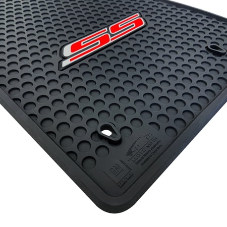 Lloyd Mats Signature Rubber All Weather Floor Mats for Chevy Camaro 2010-2015 With Red SS 2PC