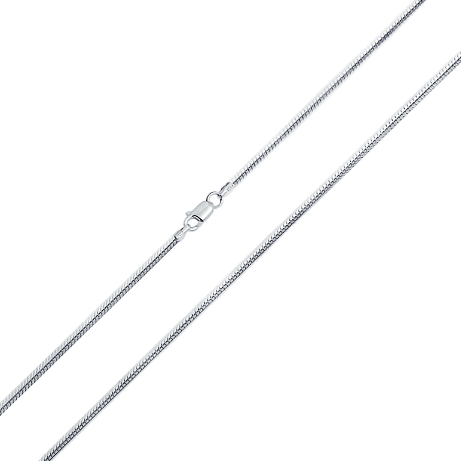 anklet length 2mm sterling silver 925 Italian SNAKE chain in necklace bracelet