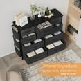 thumbnail image 5 of Luku 10 Drawer Storage Dresser with Fabric Bins Steel Frame Wood Top Multi Functional Organizer for Bedroom, Kids Room, Entryway TV Stand, Closet Storage Tower, 5 of 6