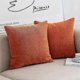 thumbnail image 2 of Burnt Orange Pillow Covers 18X18 Inch Set of 2 Modern Farmhouse Rustic Decorative Throw Pillow Cove, 2 of 4