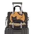 thumbnail image 2 of FORMRS 16" Laptop Sleeve Bag Carrying Case with Handle Travel Shoulder Briefcase, Orange Halloween Cat, 2 of 8