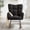 Dark Gray Rocking Chair, variant on Teddy Fabric Rocking Chair,Metal Frame,Modern Comfy Accent Chair with Ergonomic Principles for Living Room,Bedroom,Offices,Ivory