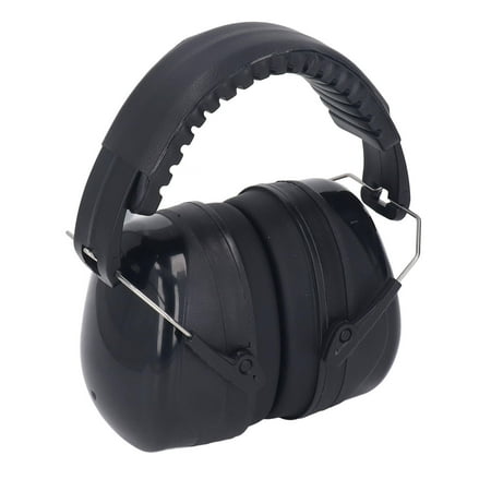 Yajisi Ear Protection Ear Muffs Black Noise Canceling 28dB NRR, Comfortable & Breathable, Ideal for Shooting, Sleeping, Learning, Woodworking, 1 Pack