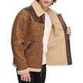 thumbnail image 4 of Men's Levi's Faux Leather Shearling Western Jacket Color: Charcoal Size: M, 4 of 4