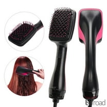 ​2-in-1 Hair Dryer Brush, Negative Ion Hot Air Styler & Volumizer For Smoothing, Drying & Frizz Control, Blow Dryer Brush For Home Use,black,One Size