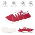 thumbnail image 3 of JENN ARDOR Women's Sneakers Canvas Low Top Lace Up Slip On Shoes Fashion Casual Comfortable Walking Flats Non Slip Platform Loafers, 3 of 8