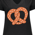 thumbnail image 4 of Inktastic Pretzel Women's Plus Size V-Neck T-Shirt, 4 of 5