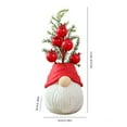 thumbnail image 3 of Xiwaer Resin Christmas Figurine, Christmas Dwarf Doll, Resin Christmas Decoration Piece A, 3 of 6