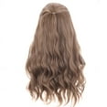 thumbnail image 4 of RightOn Mens Long Wavy Golden Brown Cosplay Wig with Braid for Costume Party Wig Use (Brown Golden)), 4 of 6