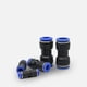 thumbnail image 4 of Conector de tubo neumático, accesorios rápidos de aire, manguera de empuje de agua de plástico de 4mm, 6mm, 8mm, 10mm, 12mm, conectores PV PE PU PY, 4 of 5