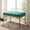 Blue, variant on Modway Loft Stainless Steel Leg Medium Performance Velvet Bench in Gold/Teal