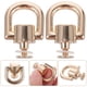 thumbnail image 3 of 4pcs Rivet Rotatable D Anillos multifunción d anillos accesorios de bolso de mochila giratoria, 3 of 6