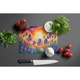 thumbnail image 3 of Carolines Treasures DAC1442LCB 15 x 12 in. Iris in Color Glass Cutting Board - Large, 3 of 5