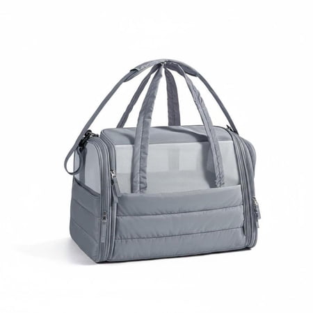 Bvdfgk Foldable Cat Carrier Large Space Portable Cat Carrier Bag Multi Function for Gray