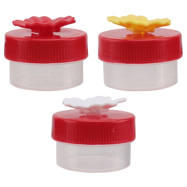 3 PCS Alimentadores de colibrí Forma de plástico Forma de Forma Alimentador Alimentadores de mano