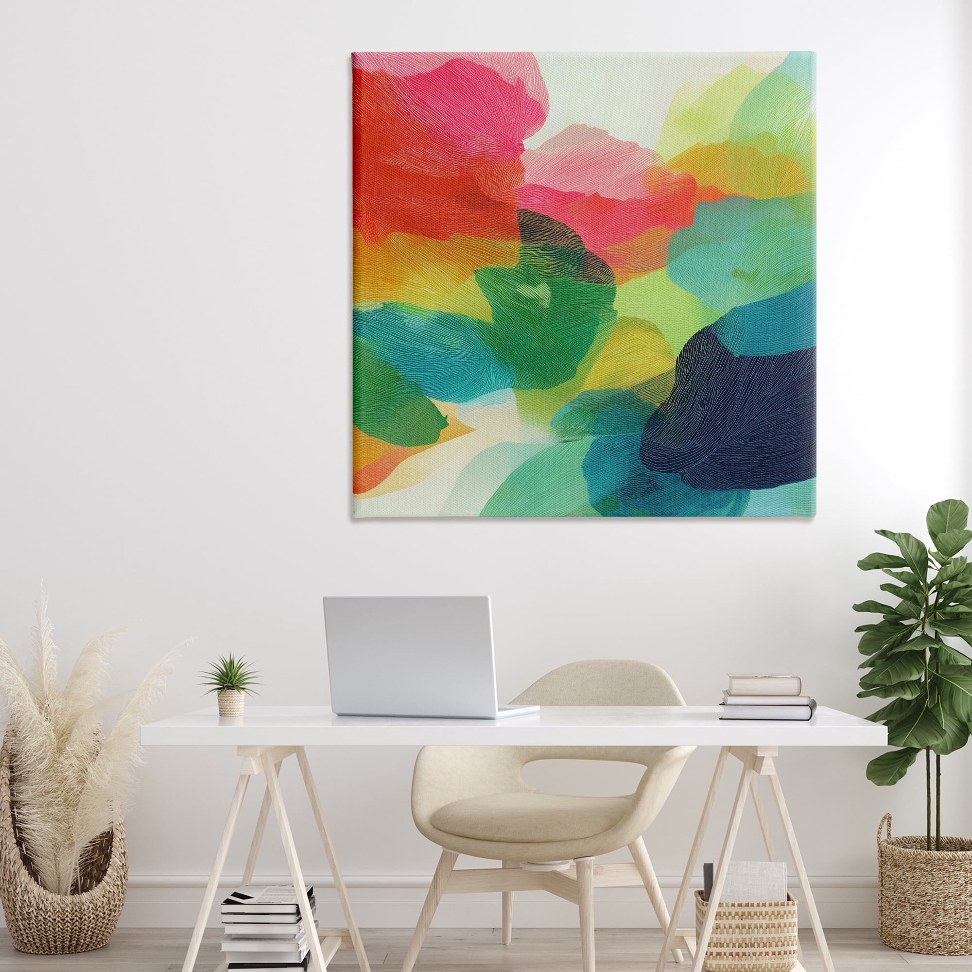 Stupell Industries Vivid Flowing Color Field Canvas Wall Art, design by Chromatic Storm Studio