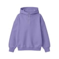 thumbnail image 5 of Yxbdin Comfortable Hoodies for Women Trendy Quarter Zip Sweatshirt Tops Loose Fit Fall Clothes Classic Long Sleeve Pullover Everyday Daily Wear, 5 of 8