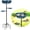 Blue, variant on Metal Bird Bath for Outdoor - Garden Bird Bath with Removable Bowl Heavy-Duty Base, Winter Birdbath Feeder Rust-Proof Birdbaths for Garden Yard Lawn Decor, Easy to Install(Bronze)