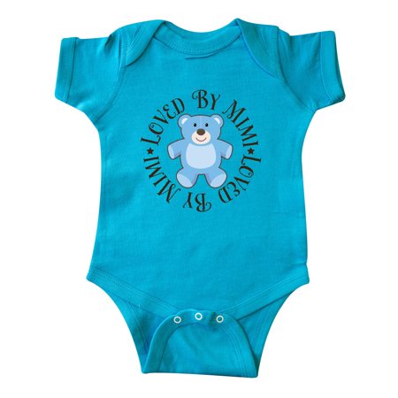 

Inktastic Loved by Mimi Baby Gift for Boy Gift Baby Boy Bodysuit