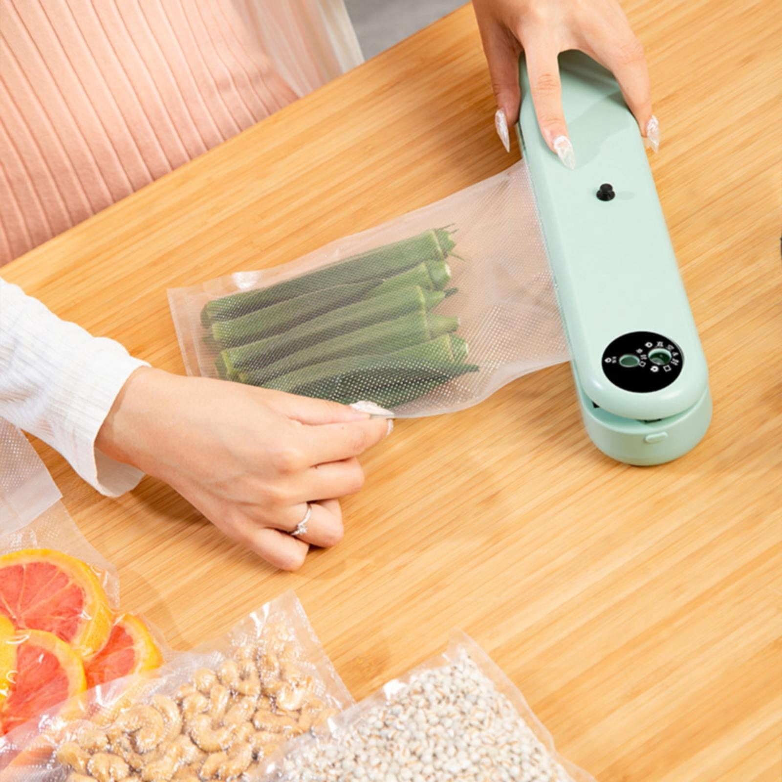 1Xhousehold Electronic Vacuum Food Sealer Clearance! Household Electric Vacuum Food Sealer 2024 Newest Electric Vacuum Food Sealer Machine Compact Automatic Food Vacuum Sealer Machine Vacuum Sealer