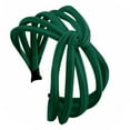 thumbnail image 3 of Worallymy Mujeres Diadema Hairband Girl Twist Bow Knot Tie Cloth Hair Loop Headwrap Accesorio para el cabello Verde Worallymy JD735811950, 3 of 6