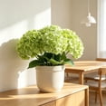 thumbnail image 4 of Doghiosgha Artificial Hydrangea Bouquet Faux Flower Stems for Wedding Home Table Centerpiece Party Decor, 18.5 Inch, Green, 4 of 7