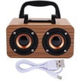 thumbnail image 2 of Altavoz, Altavoz de Escritorio, reproductor de Música, Inalámbrico Portátil de Madera para Computadora, Para PC, Para Teléfono Móvil,, 2 of 7