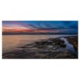 thumbnail image 2 of Colorful Sky and Dark Rocky Sydney Coast - Large Seashore Canvas Print, 2 of 3