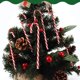 thumbnail image 5 of Colgante de decoración de bastón de caramelo de plástico de Navidad de 30 piezas-15 cm rojo y blanco a granel Ormromra HR-0007, 5 of 5