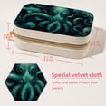 thumbnail image 5 of Octopus Velvet Portable Bracelet Holder with Removable Compartment - Storage Box, Jewelry Box, and Jewelry Stand - Gift, 5 of 7