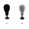 thumbnail image 4 of Maoww Foam Wig Holder Replacing Solid Color Flocking DIY Stable Smooth Stuffed Vivid Hat Display Stand Base Accessories Black, 4 of 6