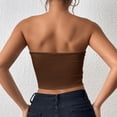 thumbnail image 4 of Womens Tank Tops- Tube Tops for Women Summer Crop Top Basic Casual Bandeau Going Out Strapless Short Shirt, 4 of 4