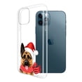 thumbnail image 2 of WIRESTER German Shepherd Happy Transparent Soft Gel TPU Clear Case Slim Protective Cover for Apple iPhone 12 Pro Max 6.7" 2020, 2 of 3