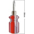 thumbnail image 5 of CONSTR Phillips Screwdriver - 2 in 1 Interchangeable Bidirectional Cross Flat Head Screwdriver DIY Repair Tool Red, 5 of 5