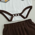 thumbnail image 6 of Okbabeha My First Thanksgiving Outfits Baby Boy Turkey Onesie Long Sleeve Romper+Turkey Pants Hat Newborn Infant Fall Clothes, 6 of 8