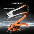 thumbnail image 3 of VEVOR Banding Strapping Kit with Strapping Tensioner Tool, Banding Sealer Tool, 328 ft Length PP Band, 100 Metal Seals, Pallet Packaging Strapping Banding Kit, Banding Packaging Strapping for Packing, 3 of 9