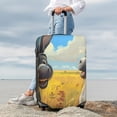 thumbnail image 6 of Picia Funny Countryside Donkey Luggage Protector Cover Thicken Suitcase Protector Cover Fit 18-32 Inch Luggage-Large, 6 of 9