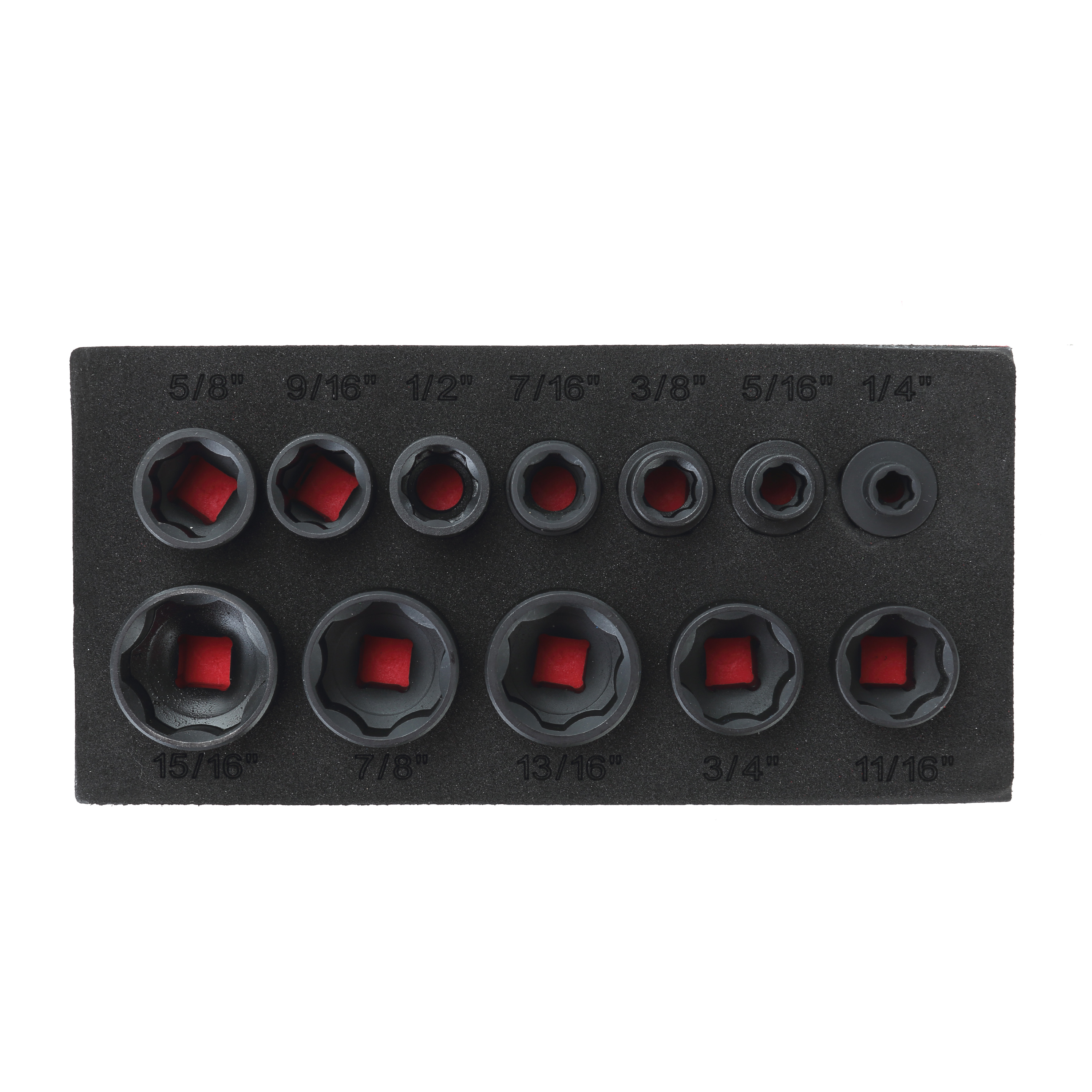 Juego de dados Hyper Tough de perfil bajo, 3/8 pulgada, SAE, 12 piezas 6