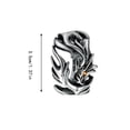 thumbnail image 3 of Agiferg Personality Men's Retro Hip Hop Punk Style Dragon Totem Open Ring Dragon Ring, 3 of 7