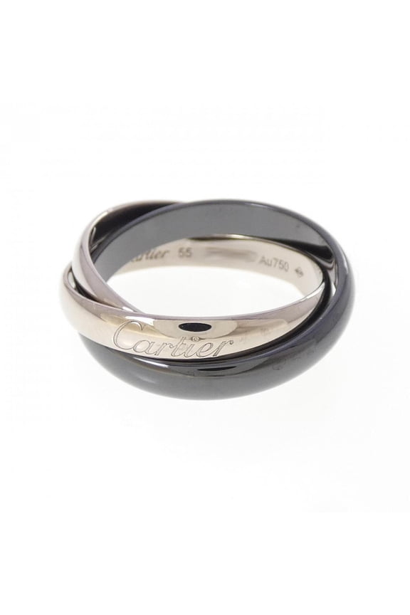 Pre-Owned Cartier Trinity Black & White Ring