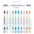 thumbnail image 5 of MOMOJIA 10 Color Double Tip Metallic Marker Pens Glitter Marker for Coloring Books, 5 of 21