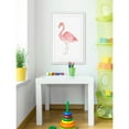 thumbnail image 3 of "Pale Pink Flamingo" Framed Painting Print, 3 of 6