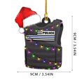 thumbnail image 1 of Decoraciones para el hogar, abrigo de soldado de policía, regalo, recuerdo, colgante acrílico para coche, colgante para árbol de Navidad, 1 of 4