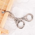 thumbnail image 2 of Belly Button Rings 14G Surgical Steel Handcuffs CZ Dangle Navel Piercing Body Jewelry, 2 of 4